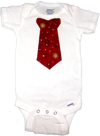 Tie Onesies are an in expensive way to dress up your little man